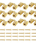 Dope 8mm Barrel Hinges Hidden Brass For Jewelry Boxes Cabinets And Doors With 180 Degree Opening Pack Of 12 Concealed Hinges