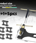 Heavy Duty Motorcycle Chain Breaker Kit With 420 Master Link And Breaker Thimble, Multi Size Chain Tool dimensions display