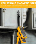 Hard Case Bundle With Magnetic Hanging Strap For Fluke Digital Multimeters 113 114 115 116 117 holding meters on a panel