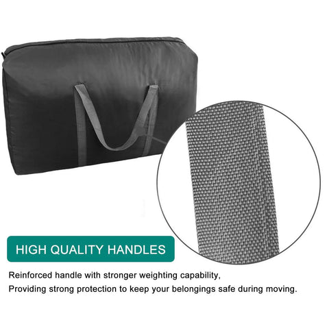 Beefy 100L Extra Large Storage Bags With Heavy Duty Zippers And Sturdy Carry Handles For Moving And Storing Clothes Bedding Gear