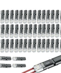 50 Pieces Quick Clip Fasteners For 22 18 AWG Automotive LED Wire Connectors And LED Strip Splicing Suitable for various uses