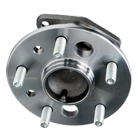 Front view of rear wheel bearing hub replacement for 2002 2003 2004 Toyota Camry non-ABS with 5 bolt square flange.