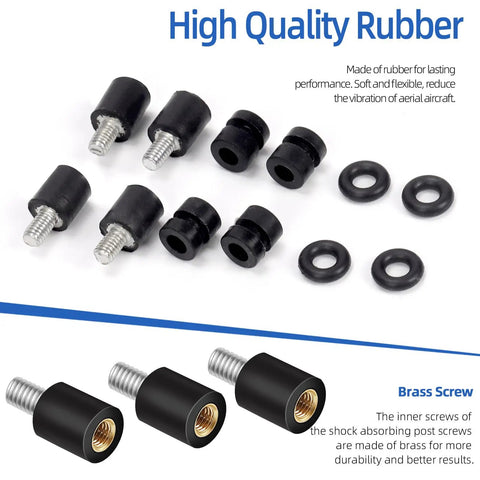 36 Piece Anti Vibration Standoff Set With M3 Screws Rubber Damper Balls And M7 O Rings for drone flight control mount