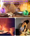 Levitating Moon Lamp 6 Inch With 18 Color Galaxy LED Light Remote Control 3D Floating Moon Night Light in use at home.
