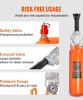 All Purpose Tire Seater And Inflator Tool 8 L Portable Air Blaster with safety valve, exhaust valve, pressure gauge