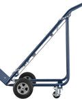Tilt Back Cylinder Hand Truck With Curved Handle Built For Heavy Lifting And Tough Jobs, 800 Pound Capacity, 47 Inch Tall, side view