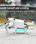 Mini 4 Pro Foldable Sled Landing Gear Extension Kit for DJI Mini 4 Pro Drone with tripod feet for stable takeoff on ground