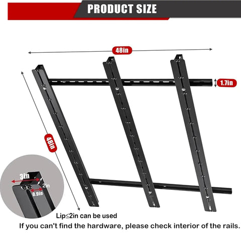 Adjustable Overhead Garage Storage Rack Expandable Ceiling Organizer Super Sturdy Steel Frame Fits Any Tote Perfectly Keep Your Gear Solid Clutter Free Zero Sweat Assembly Heavy Duty Build