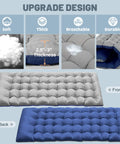 Foldable Camping Cot With Mattress Pad Portable Camp Bed For Outdoor Travel Beach Hiking And Office Use mattress detail