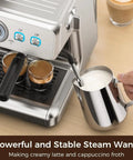 Powerful and Stable Steam Wand of Kickin Up Bold Flavor With A Built In Grinder, 20 Bar Pressure Espresso Coffee Maker.