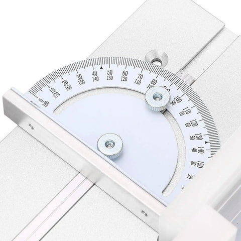 Heavy Duty Aluminum Router Table Insert Plate For Woodworking Benches Rock Solid Flip Base measurement scale close-up detail