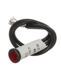 Beefy Incandescent Red Indicator Light For Control Panels 14V With Six Inch Lead Wires Five Sixteenth Inch Bulb Size