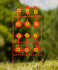 Nine Target Heavy Metal Spinner Set For Pellet Guns And Air Rifles With Animal Silhouettes Auto Reset Backyard Shooting Gear