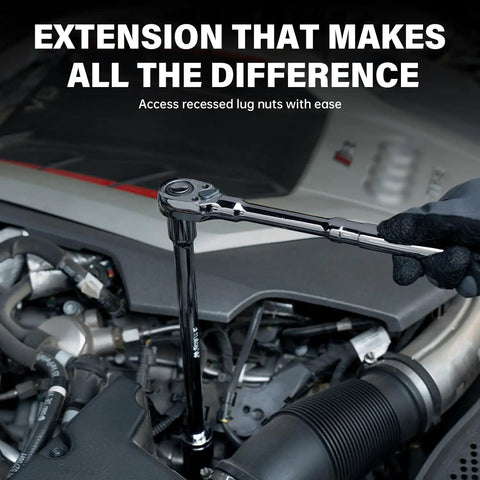 Beefy All In One Heavy Duty 264 Piece Mechanics Tool Set With SAE And Metric Sockets Drive Sizes used on car engine
