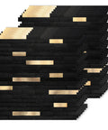 Peel And Stick Backsplash Wood And Metal Mosaic Tiles For Kitchen Self Adhesive No Grout No Mess DIY Friendly Budget Friendly 10 Sheets