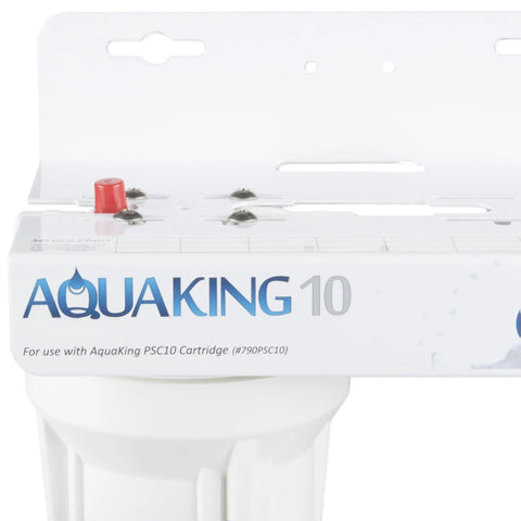 Single Cartridge Ice Machine Water Filtration System For 3 GPM Flow, 25 Micron Filter, Reduces Scale And Chlorine Taste