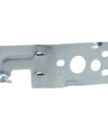 Metal component of Left Upper Refrigerator Door Hinge Replacement Durable Fits Various Models Easy Install Smooth Opening and Closing.