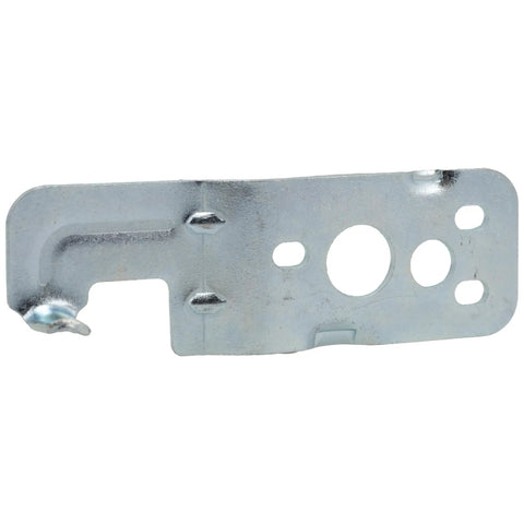Metal component of Left Upper Refrigerator Door Hinge Replacement Durable Fits Various Models Easy Install Smooth Opening and Closing.