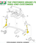 Front End King Pin Repair Kit For Club Car Precedent Golf Carts 2004 Up Replaces OEM 103638601 102287201 102288201 Pack Of 2 exploded diagram