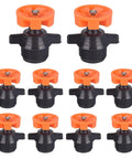 10 Pack 1/2 Inch Adjustable Sprinkler Heads For Garden Lawn Farm Irrigation 40 To 360 Degree Part Circle Arc For Even Watering