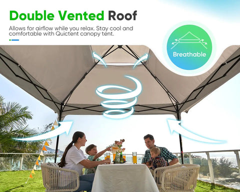 12x12 Pop Up Gazebo Canopy Tent One Person Setup Easy Portable Instant Folding Shelter With UV50 Protection for outdoor events