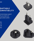 Remote Monitoring Gateway Power Adapter With Universal DC Power Solution Grounded And Ungrounded Plug Compatibility adapters