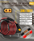 12AWG MC4 To XT60 Solar Panel Cable, 10 Feet Extension For Portable Power Stations And RV Generators, features and specs