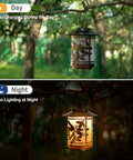 Outdoor Solar Lantern Dragonfly Metal Light Waterproof Garden Decor for patio courtyard tabletop LED night ambiance view