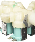 Genuine OEM Water Inlet Valve For Washing Machines DC62-00214M Replacement Part, durable plastic body, easy plug-and-play install
