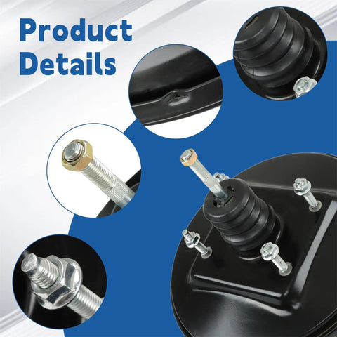 Top Shelf Power Brake Booster 53-2791 Slips Right Onto Toyota Tacoma 1995-2001 And T100 1994-1998 Trucks detailed view showing components.