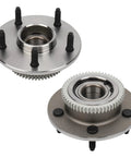 Pair Front Wheel Hub And Bearing Assembly For Dodge Ram 1500 2000 2001 2WD 5 Lug ABS RWD Front Left And Right Replacement