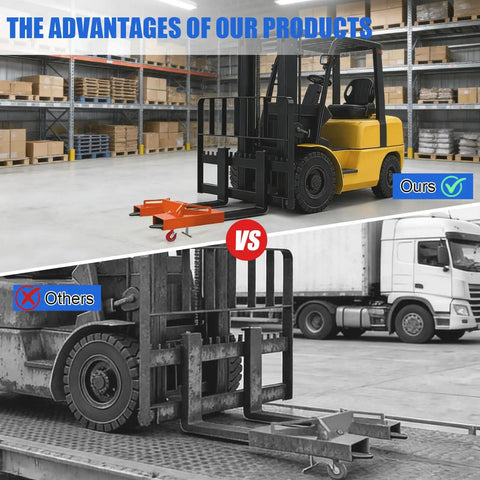 Comparison of 3 Ton Workhorse Forklift Mobile Crane Attachment With Truss Jib Boom Hoist Dual Hooks for heavy duty use.