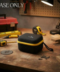 Tough As Nails Hard Shell Carrying Case For Franklin Sensors Prosensor M70 Stud Finder With Seven Detection Sensors Heavy Duty Eva Travel Organizer Bag Black Variant on a workbench.
