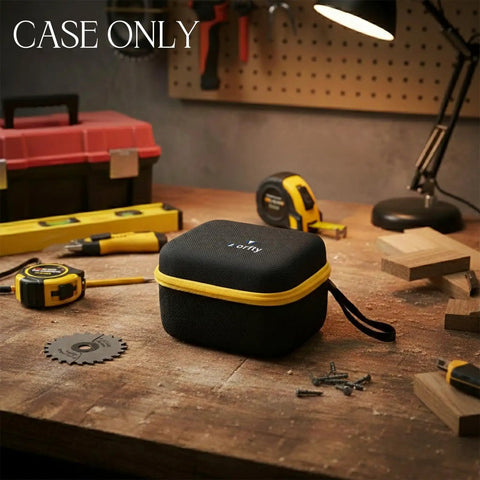 Tough As Nails Hard Shell Carrying Case For Franklin Sensors Prosensor M70 Stud Finder With Seven Detection Sensors Heavy Duty Eva Travel Organizer Bag Black Variant on a workbench.
