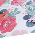 Peel And Stick White Floral Wallpaper With Pink Peonies And Eucalyptus For Nursery Or Bedroom Boho Vibe Removable Vinyl Contact Paper