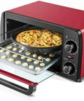 No Fuss Compact Countertop Oven For Pizza Roasting And Quick Breakfast Baking With Durable Stainless Steel Construction baking pizza and cookies