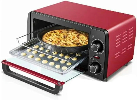 No Fuss Compact Countertop Oven For Pizza Roasting And Quick Breakfast Baking With Durable Stainless Steel Construction baking pizza and cookies