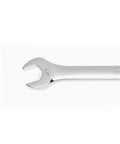 Close-up of 15 Piece Long Pattern SAE 12 Point Combination Wrench Set With Off Corner Box End For Better Grip And Less Fastener Rounding Long Reach
