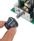 Adjustable knob and board of Four Pack PWM DC Motor Speed Controller Switch 12V To 40V 10A Auto Regulator Governor 13KHz Dimmer