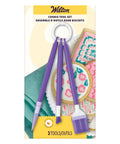 Top Shelf Cookie Decorating Tools Set Featuring Etching Wand Triple Comb And Flexible Silicone Scraper For Bakin Crews Crafting sleek designs.