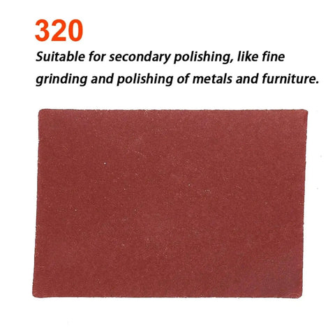 Kickass 30 Count Aluminum Oxide Grinding Pads And Sanding Discs For Heavy Duty Wood, Metal Polisher 320 grit pad for fine grinding.