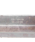 Close-up of TF-1212B tip on Beefy 1.5 Inch Shank Indexable Boring Bar With TF-1212B Tip For TP-32 Inserts, showing steel texture.