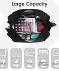Top view of open Underseat Carry On Bag For Air Travel Fits Spirit Frontier Personal Item 18x14x8 Inches 25L Duffle Weekender Gym Bag
