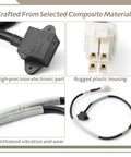 Washer Vibration Balance Sensor Replacement Part EBD48922806 For LG Front Loading Washers Works With No Fuss WM3600HVA WM4000HWA WM4200HBA Models Electronic Sensor Assembly Push Pull Type Wire Harness Connectors 100 Degrees Celsius black sensor with white plug