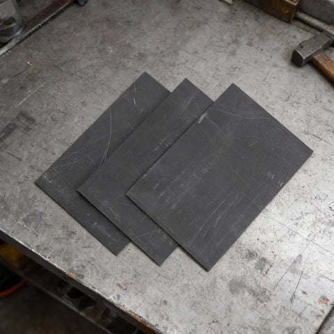 Three Piece Graphite Ingot Block Set With Rectangular Graphite Plates For Electroplating Casting And Electrolysis Metal Melting
