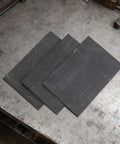 3 Piece Graphite Disk Set For Electroplating And Melting Rectangle Graphite Plate Ingot Block 15x10 cm on metal surface