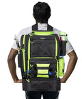 Large Insulated Fishing Backpack With Cooler That Fits 3 Tackle Boxes, Rod Holders, Fish Bag And Gear For Fishing, Camping And Hiking