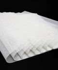 Stack of 8 Pcs Silicone Dehydrator Sheets Set, Premium Non Stick Dehydrator Mats For Food Dehydration, white mesh texture