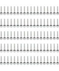 Peterbilt 379 Grille Surround Replacement Kit With Three Sixteenths Inch Medium Flange Collars And 100 Stainless Steel Bolts
