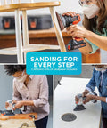 Matrix Sander Attachment For Multi Tool Compact Design For Tight Spaces Finish Sanding Rust Removal Dry Scrubbing Polishing
